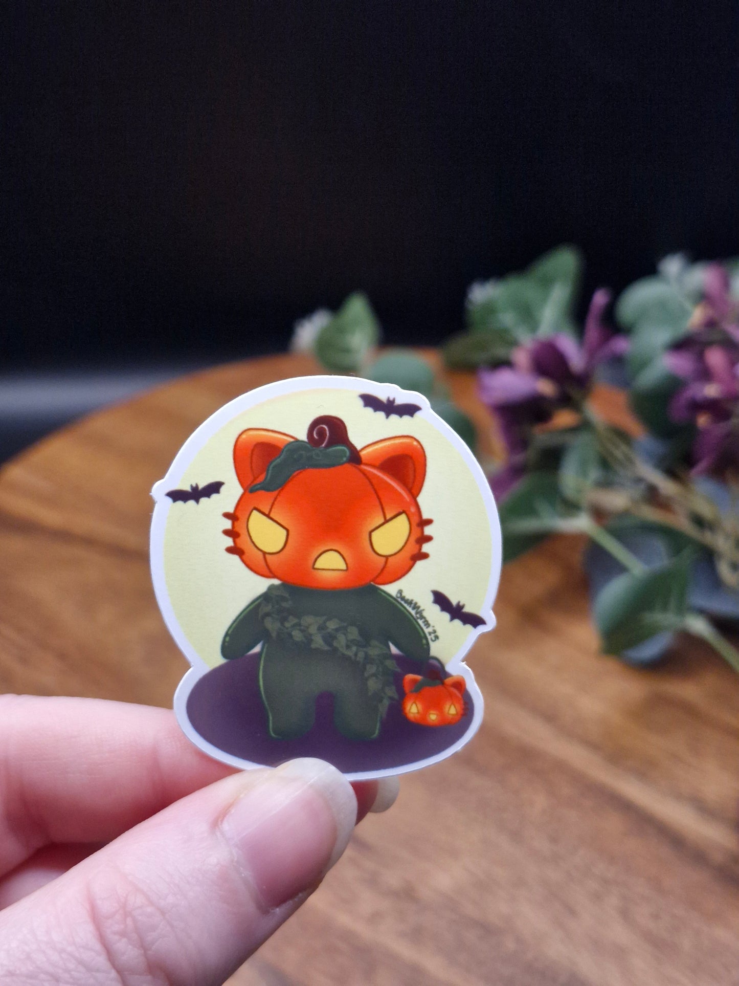 Pumpkin Kitty - Sticker