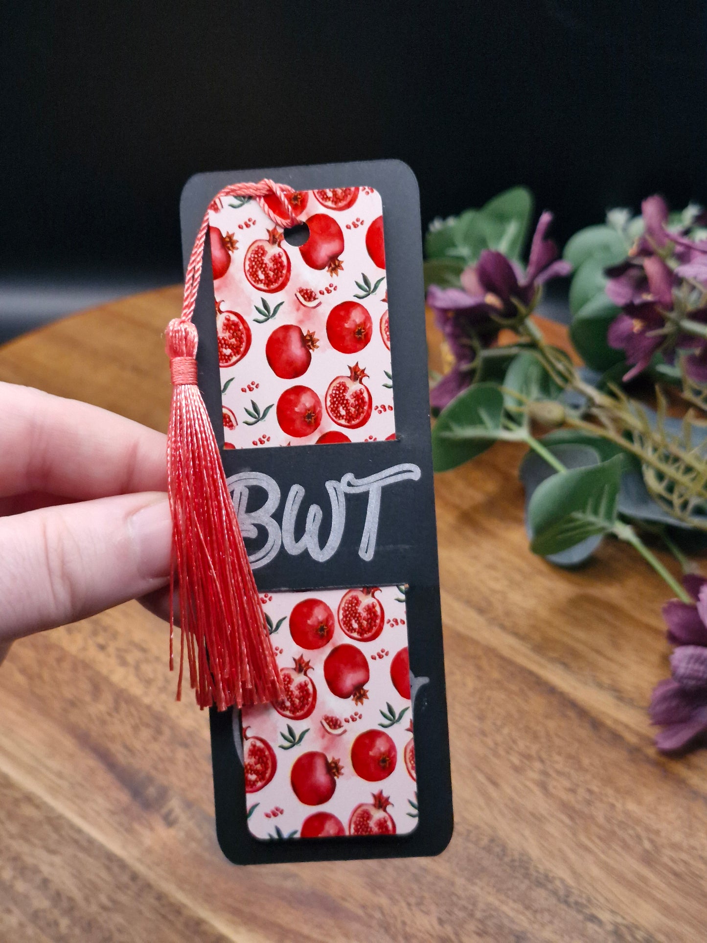 Pomegranate perfection - Metal Bookmark