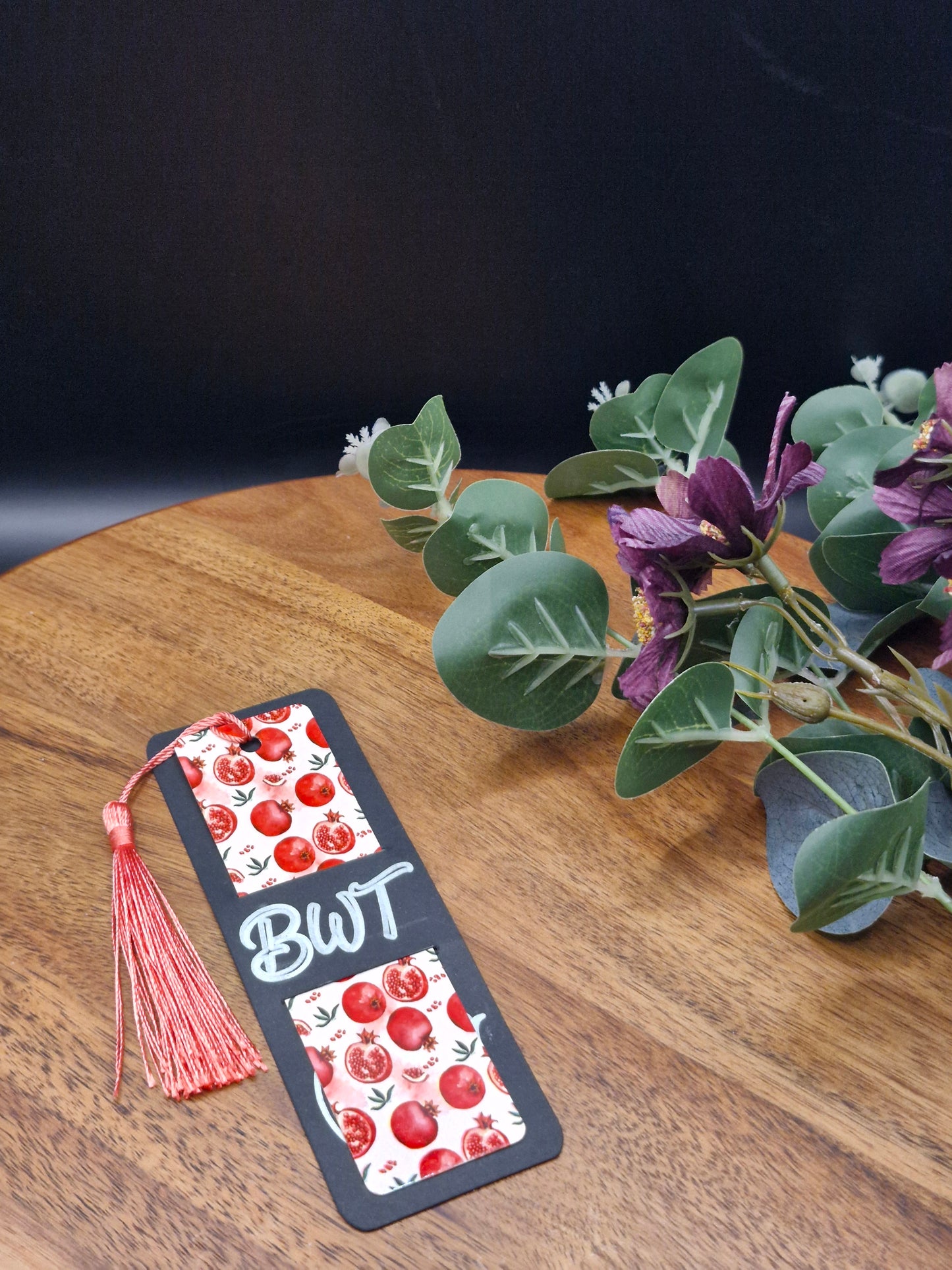 Pomegranate perfection - Metal Bookmark