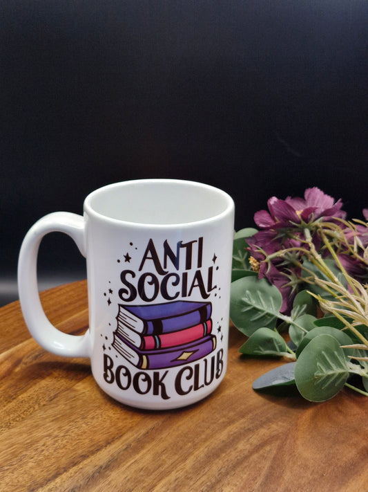 Antisocial Book Club - Bookish Mug