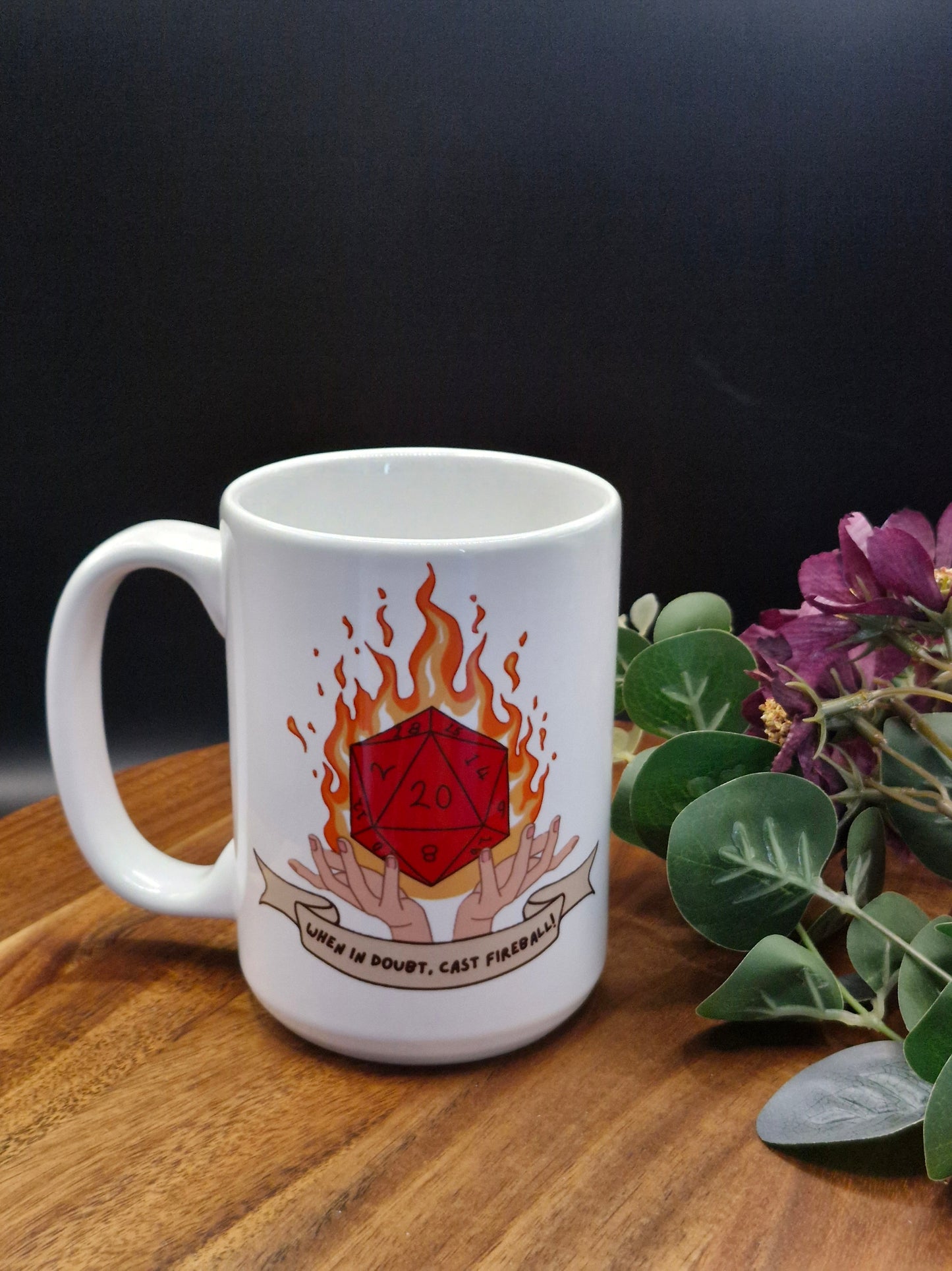 If in doubt... - D&D inspired art work - Mug