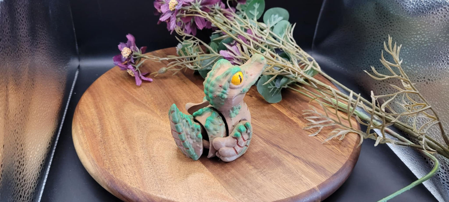 3D Printed Quakodile- Duck Crocodile