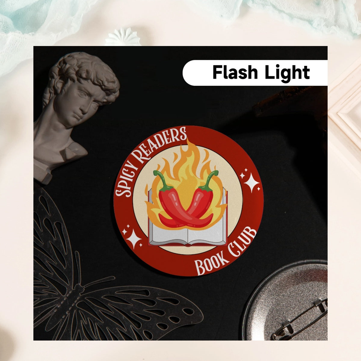 Spicy Reader - Holographic Badges