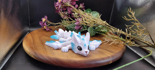 3D Printed Rabbit Dragon - Chubby Baby Dragon