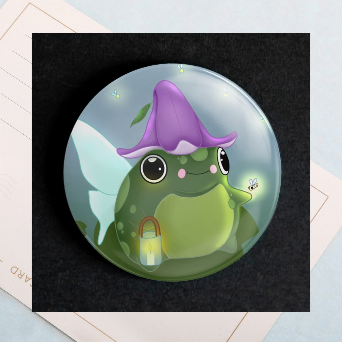 Fairy Frog -  Holographic Badges