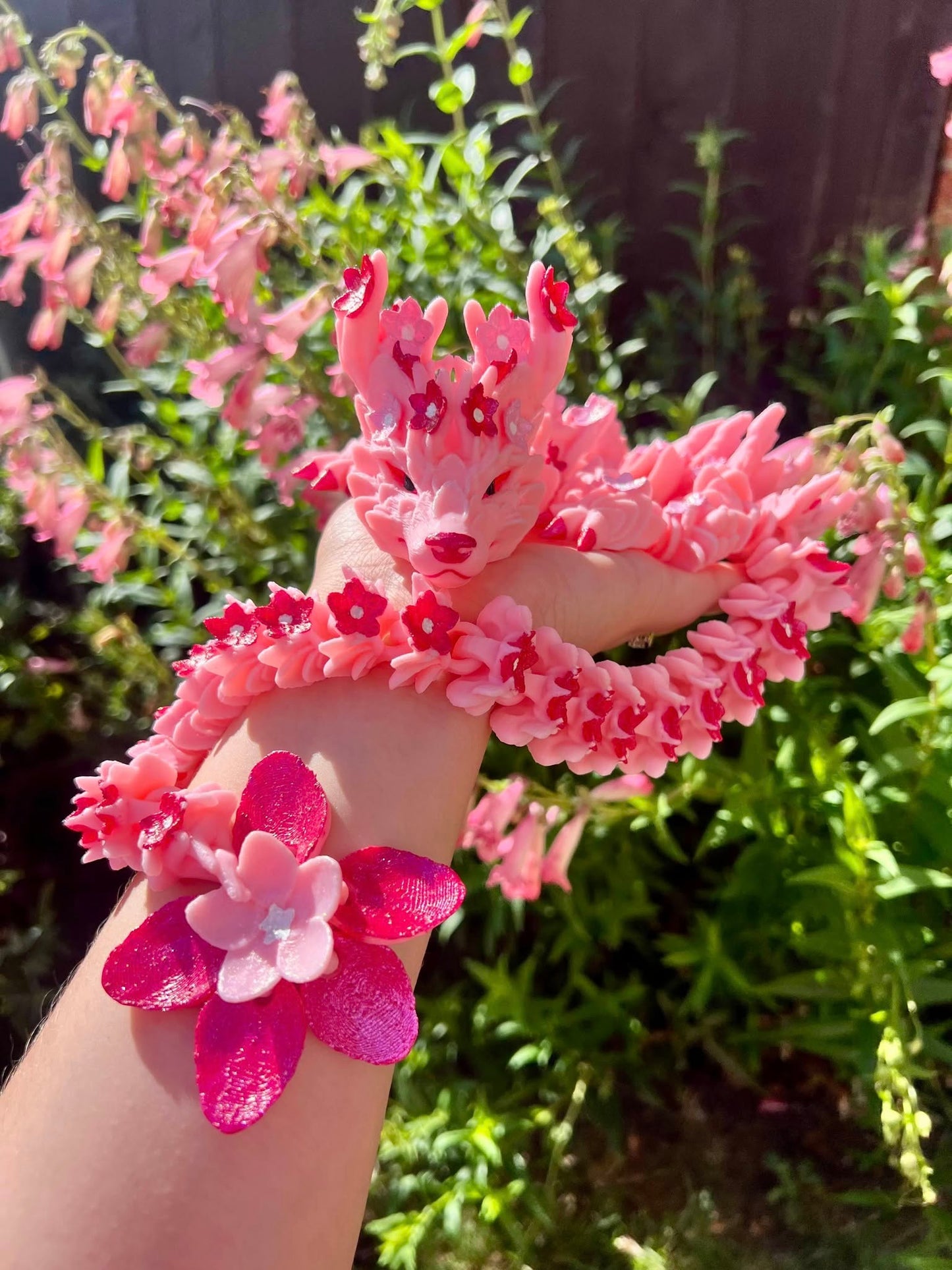 3D Printed Cherry Blossom Adult Dragon
