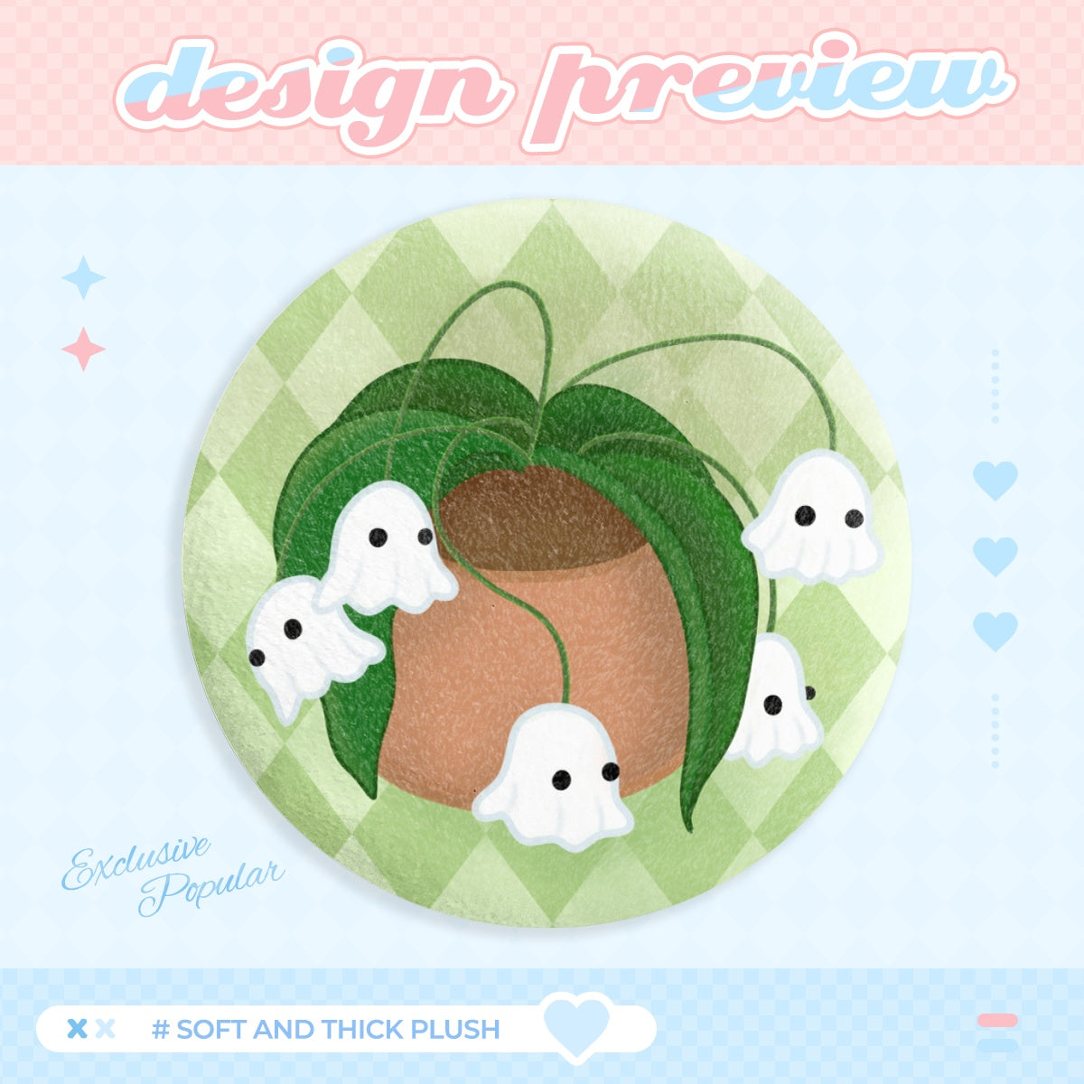Spookulents -  Plush Badge