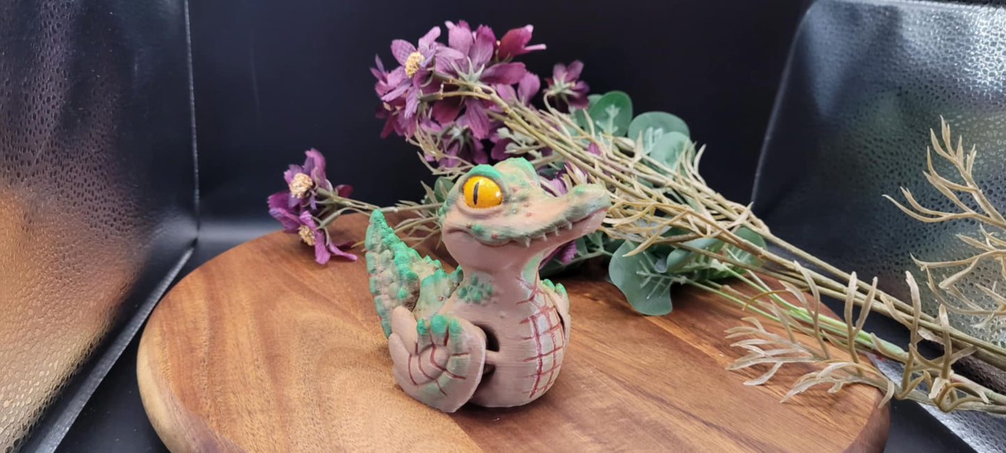 3D Printed Quakodile- Duck Crocodile