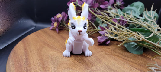 3D Printed Crystal Rabbit