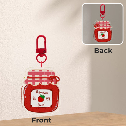 Reading is my jam! - Clear Acrylic Keychains