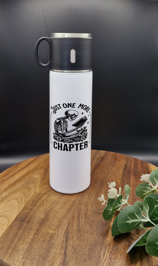 500ml Stainless Steel Thermos Bottle and Cup (Just one more chapter skeleton ver)