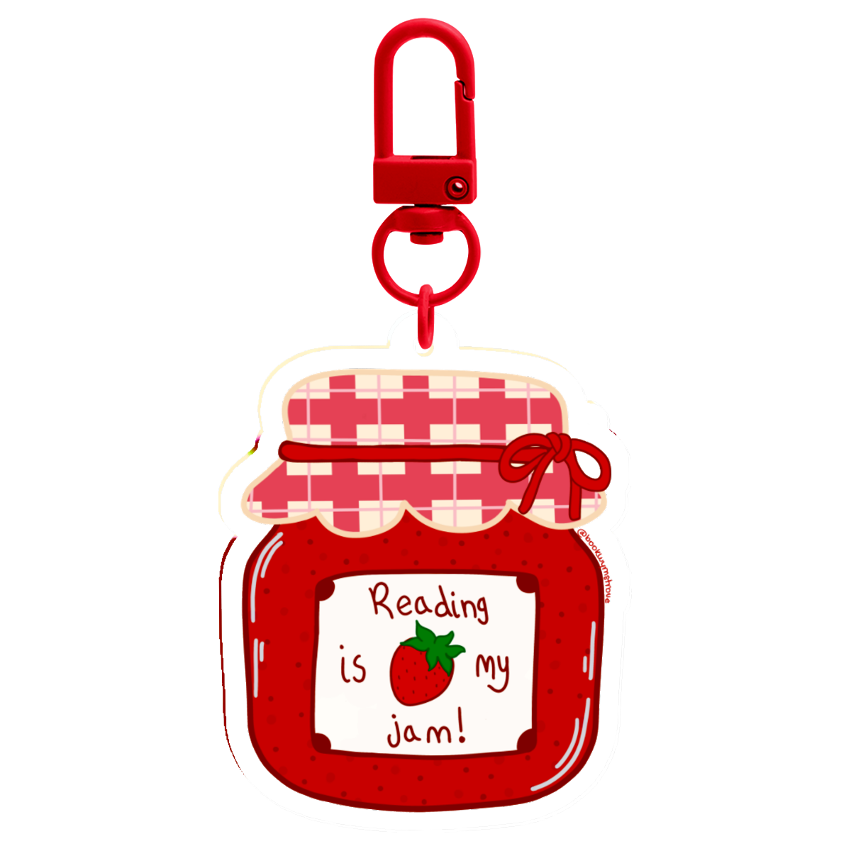 Reading is my jam! - Clear Acrylic Keychains