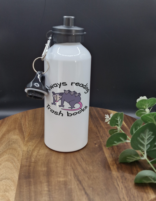 600ml Aluminum Sports Bottles (Trash Books ver)