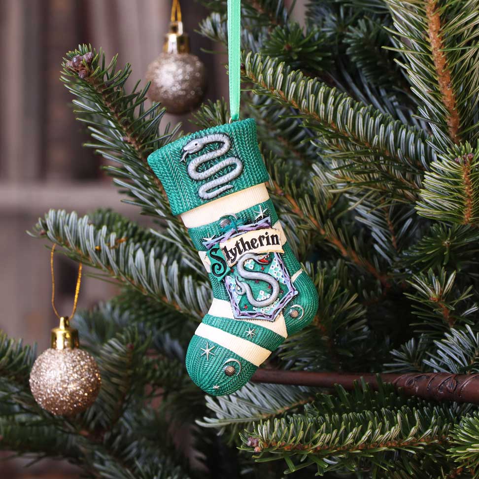 Slytherin Stocking hanging ornament