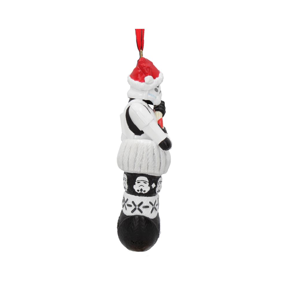 Star Wars Stormtrooper In Stocking hanging ornament 11.5cm