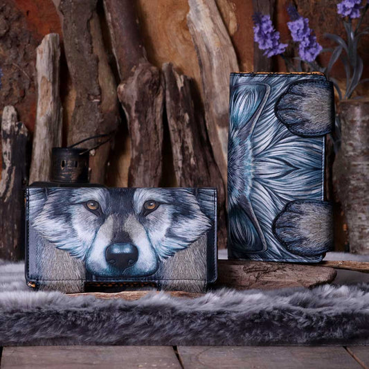 The Guardian Wolf Embossed Purse