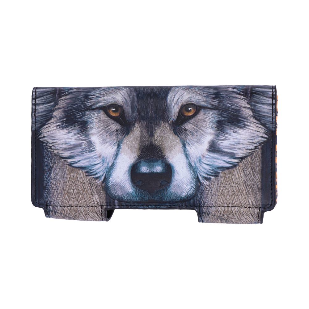 The Guardian Wolf Embossed Purse