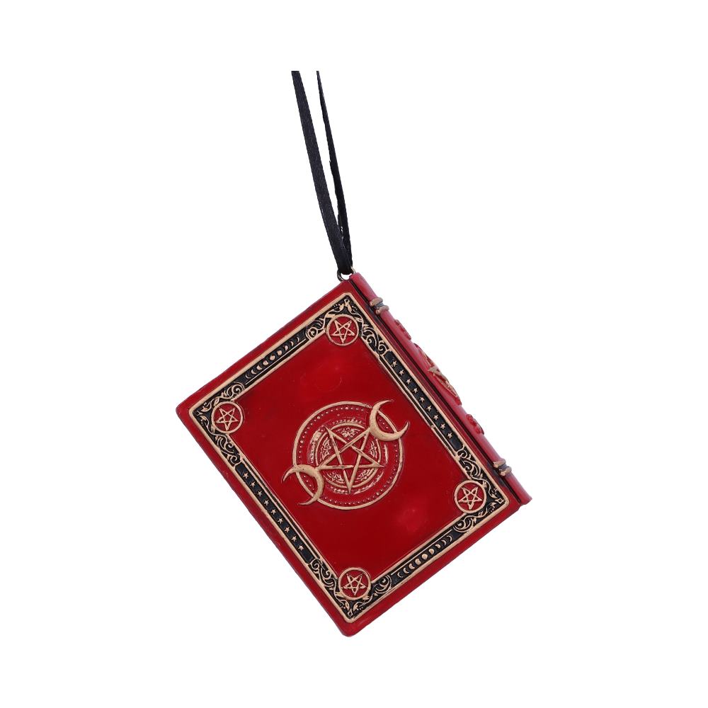 Book of spells 7cm hanging ornament