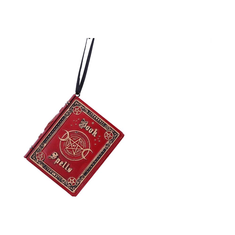 Book of spells 7cm hanging ornament