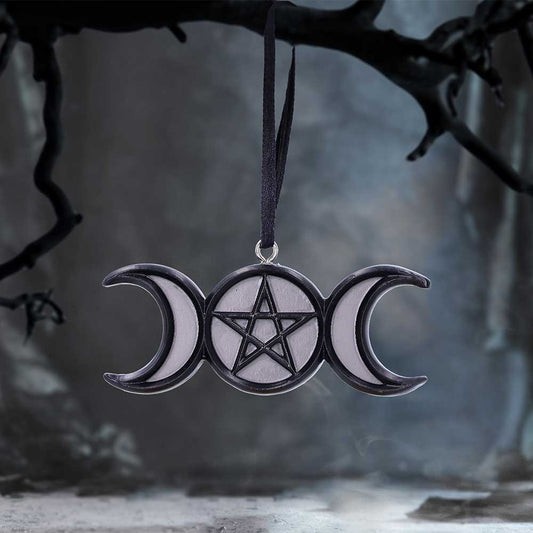 Triple Moon Magic 7.5cm hanging ornament