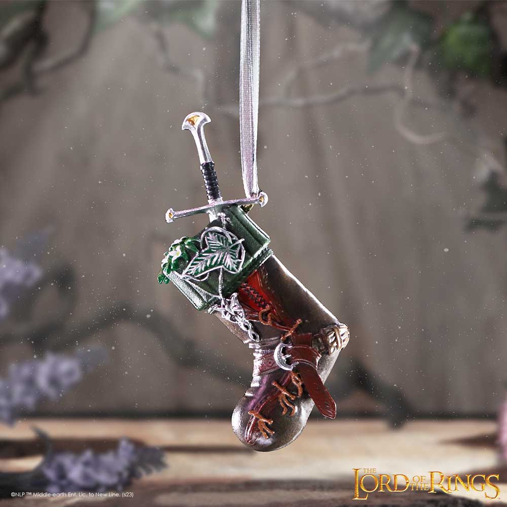 Lord of the Rings Aragorn Stocking hanging ornament 9cm