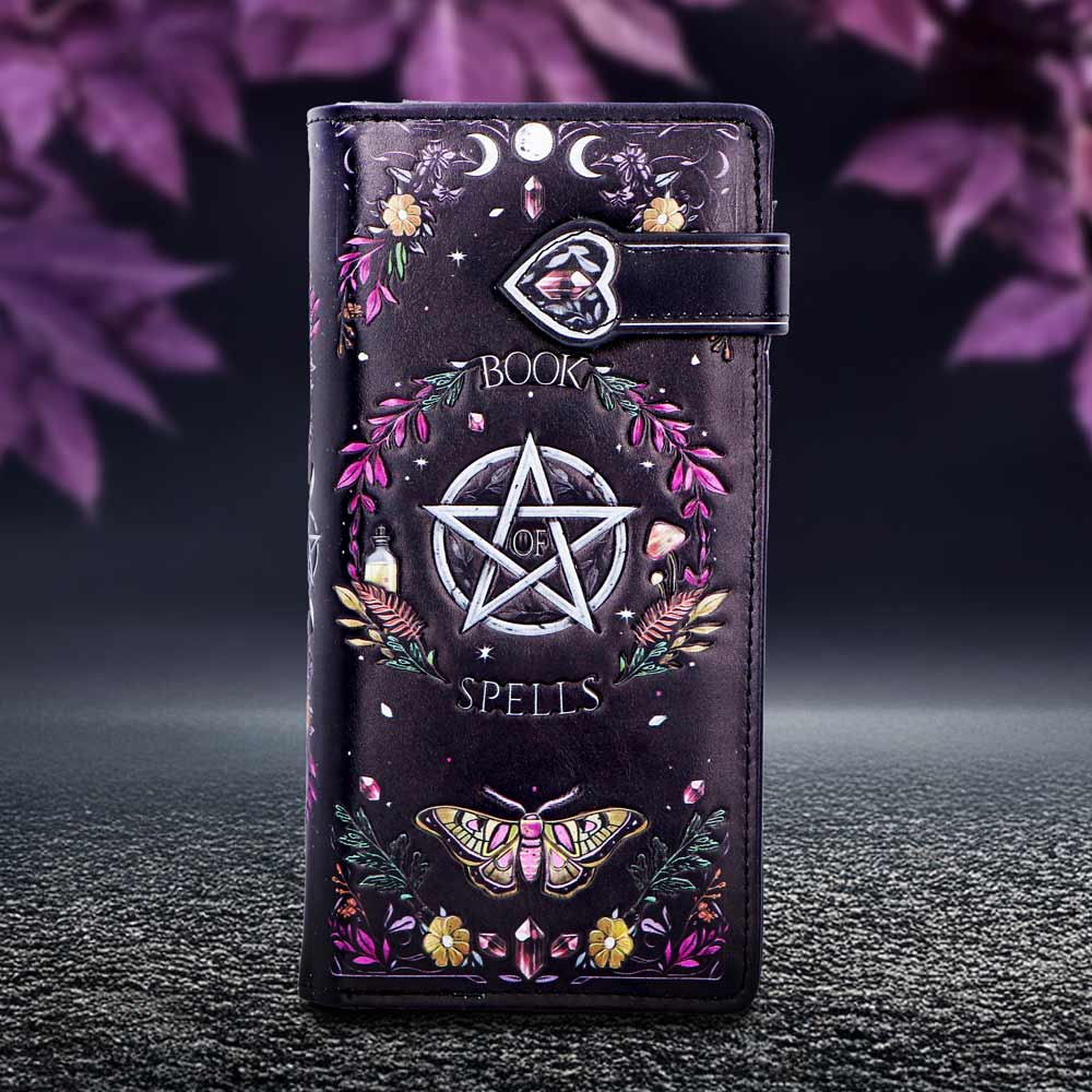 Book of Spells Embossed Purse – Bookwyrms Trove