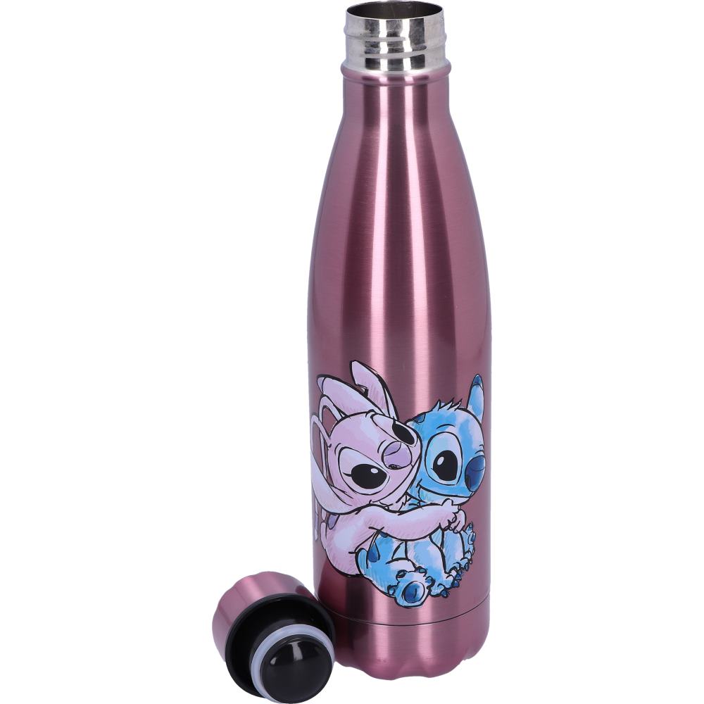 Stitch & Angel Water Bottle Stainless Steel 500ml