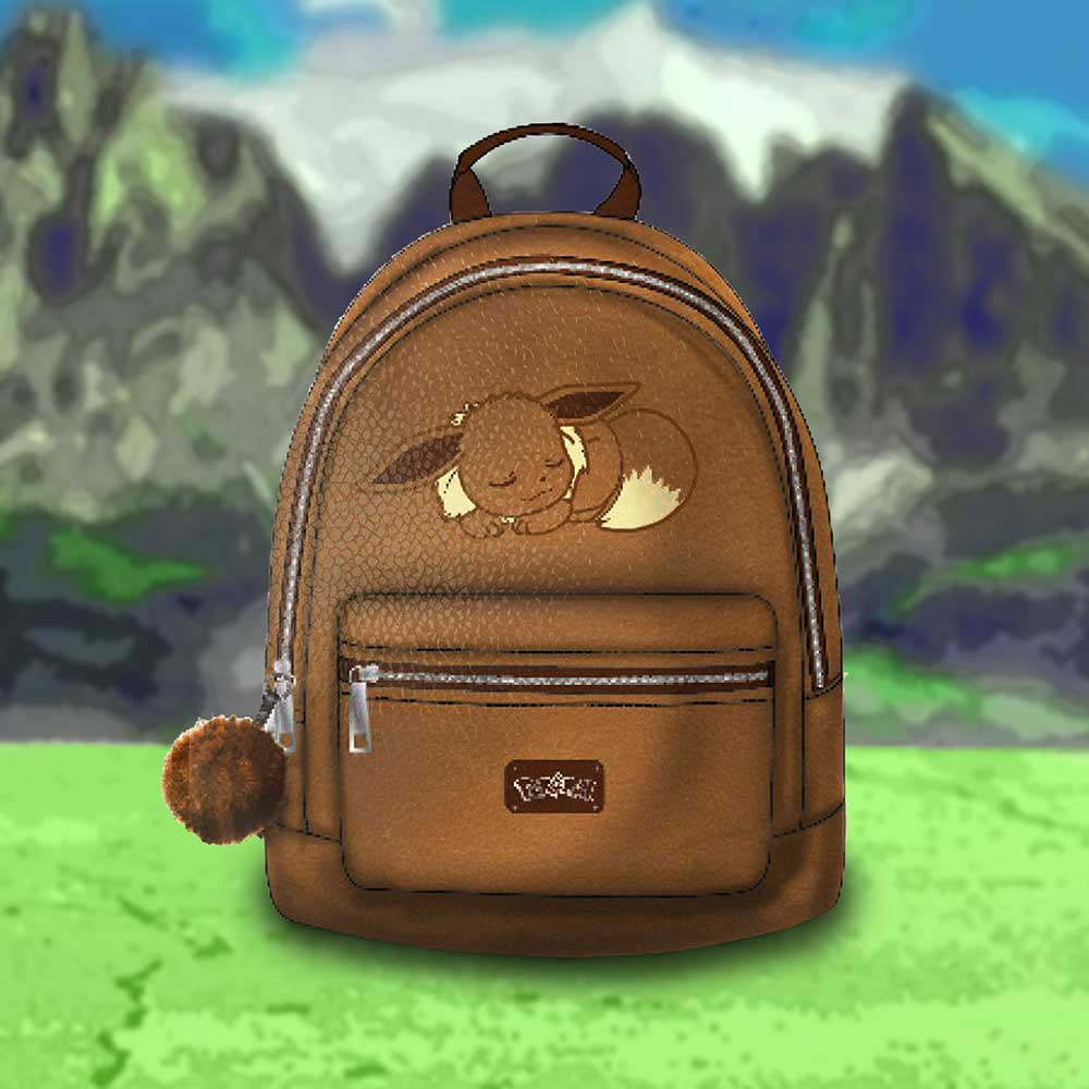 Pokemon Sleeping Eevee Backpack 28cm