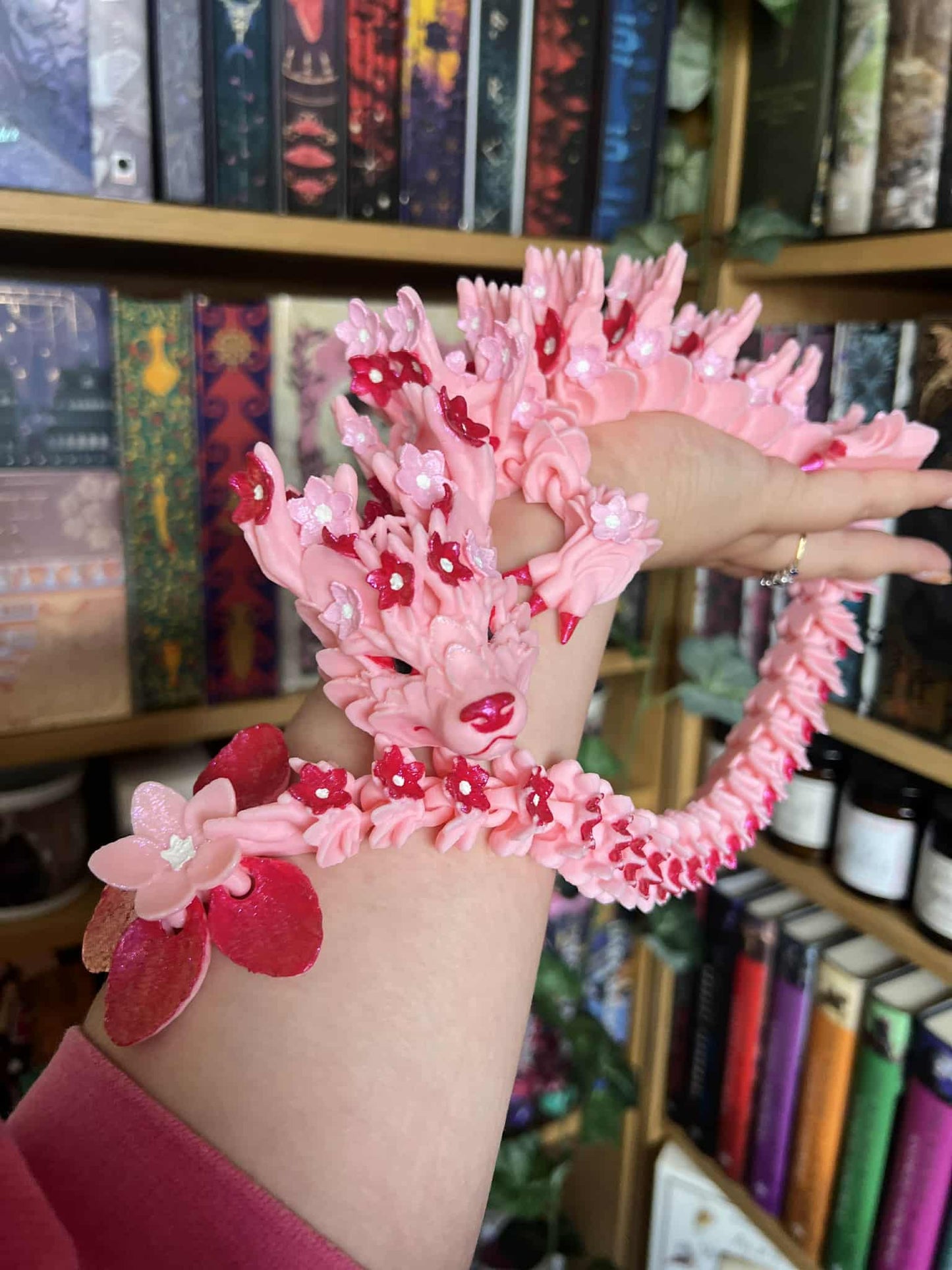 3D Printed Cherry Blossom Adult Dragon
