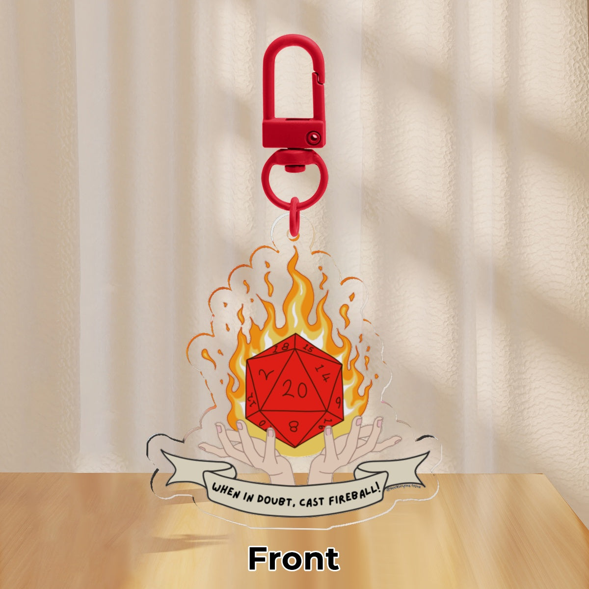 Clear Acrylic Keychains