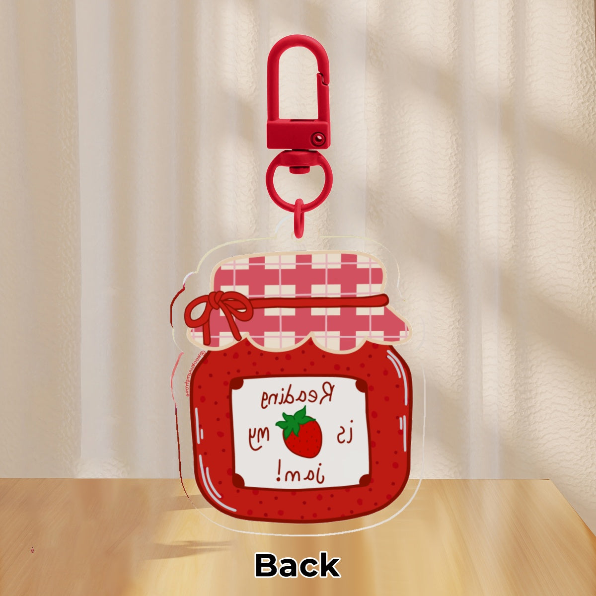 Reading is my jam! - Clear Acrylic Keychains
