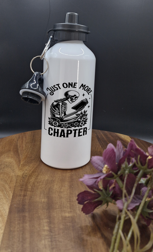 600ml Aluminum Sports Bottles (Just one more chapter, skeleton ver)