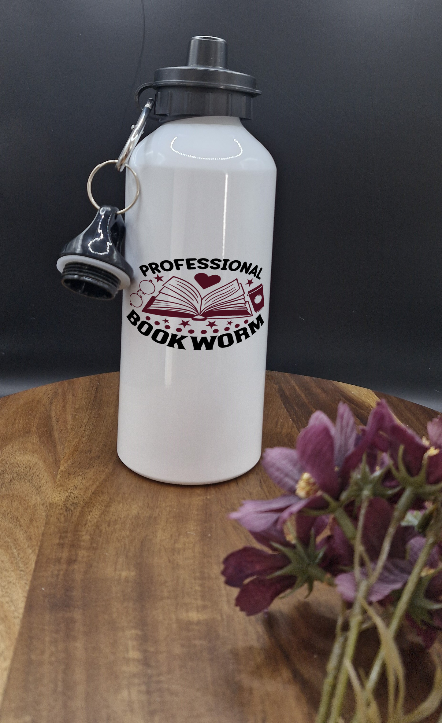 600ml Aluminum Sports Bottles (Professional Bookworm ver)