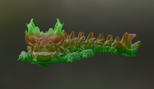 3D Printed Woodland Baby Dragon (10-12 inches)